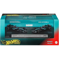 Hot Wheels Auto F1 Confezione da 2 - Mercedes: Antonelli + Russell - Mattel