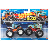Hot Wheels Monster Trucks: Piatto Poo Poo vs Fruit Smasher set di 2 macchinine 1/64 - Mattel