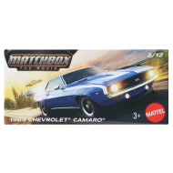 Matchbox A Film: Chevrolet Camaro 1969 modellino in scatola di cartone 1/64 – Mattel