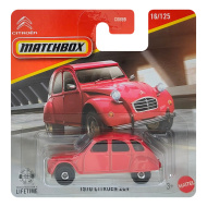 Matchbox: Citroën 2CV 1970 rosso macchinina 1/64 - Mattel