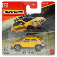 Matchbox: Fiat 500X 2016 gialla modellino 1/64 - Mattel