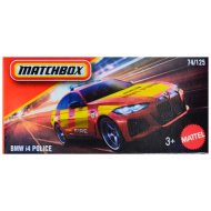 Matchbox: Macchinina della polizia BMW i4 in scatola di cartone 1/64 - Mattel