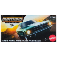 Matchbox: Macchinina verde Ford Mustang Fastback 1968 in scatola di cartone 1/64 - Mattel