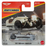 Matchbox: Morgan 3 Wheeler 2021 in miniatura argento 1/64 - Mattel
