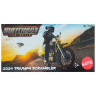 Matchbox: Moto Triumph Scrambler 2024 in scatola di cartone 1/64 - Mattel