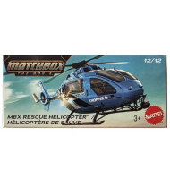 Matchbox Un Film: elicottero MBX Rescue in scatola di cartone 1/64 – Mattel