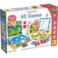 Montessori Baby: Collezione di giochi con 60 giochi educativi - Lisciani