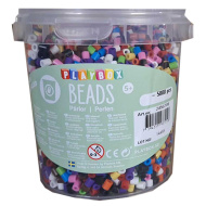PlayBox: Perline da stirare MIDI riciclate da 5 mm confezione da 5000 pezzi in diversi colori
