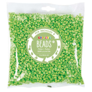 PlayBox: Perline da stirare MIDI riciclate da 5 mm confezione da 6000 pezzi di colore verde
