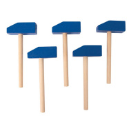 PlayBox: Set di 5 martelli in legno