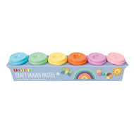 PlayBox: Set di 6 paste modellabili in colori pastello