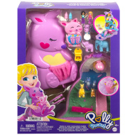 Polly Pocket borsa con canguro e animaletti set di gioco - Mattel