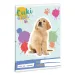 Ars Una: Animali Carini - Golden Retriever quaderno a righe A/5 per la 1ª classe 14-32