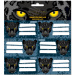 Ars Una: Black Panther etichette per quaderni, confezione da 3x6 pezzi