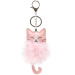 Ars Una: Borsa con pompon - gattina rosa