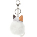 Ars Una: Borsa con pompon - gattino bianco