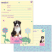 Ars Una: Cute Animals Aussie - set di 10 inviti con cagnolini e buste