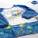 Ars Una: Grembiule impermeabile a maniche lunghe per pittura - Blue Splash
