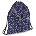 Ars Una: Navy Bloom sacca da ginnastica per adolescenti, sacca sportiva 37,5 x 46 cm