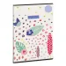Ars Una: Quaderno a quadretti con copertina rigida Cream Hibiscus A/4