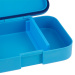 Ars Una: Scatola porta merenda "Champs" a tema calcistico con scomparti 15,3×21,6×5,2 cm