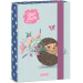 Ars Una: Scatola porta quaderni A5 "Fresh Flowers" con motivo a riccio