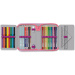 Ars Una: Think Pink astuccio ripieghevole con gattini, completo, 12,8x19,3x3,6 cm