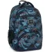 Ars Una: Zaino ergonomico scolastico Hyde con motivo mimetico blu, 33x45x24cm
