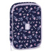 Ars Una: astuccio a più scomparti Navy Bloom 15,5x22,5x4,5 cm