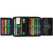 Ars Una: astuccio pieghevole verde con stampa Lamborghini, completo, 12,8x19,3x3,6 cm