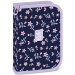 Ars Una: astuccio ripiegabile floreale Navy Bloom completo 12,8x19,3x3,6 cm
