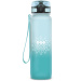 Ars Una: borraccia motivazionale a sfumatura, senza BPA, opaca - 1000 ml - Ice