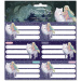 Ars Una: etichette per quaderni "Northern Lights" in confezione da 3x6 pezzi