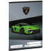 Ars Una: quaderno a quadretti con motivo Lamborghini verde A5 27-32