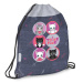 Ars Una: sacca da ginnastica Think Pink, borsa sportiva 32x42 cm