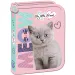 Astuccio pieghevole con gatti "My Little Friend" 20,5x13,5x3,5 cm