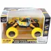 Auto da rally giallo a retrocarica fuoristrada 1/32