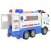 Auto della polizia con telecomando RC con effetti luminosi, scala 1/43, 27Mhz, 21cm