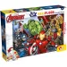 Avengers 2 in 1 maxi puzzle da 108 pezzi e album da colorare 70x50cm - Lisciani