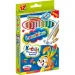Bambino: Set di matite colorate Jumbo 12 pezzi con temperino