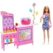 Barbie Mysteries: Detectivi sulla spiaggia - Set da gioco con bancarella di zucchero filato e bambola - Mattel