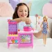 Barbie Mysteries: Detectivi sulla spiaggia - Set da gioco con bancarella di zucchero filato e bambola - Mattel