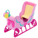 Barbie Schiaccianoci - Set Slitta Innevata con Cavallo - Mattel