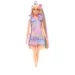 Barbie bambola con abito a tema gatto e ciocche alla moda set di gioco - Mattel