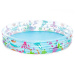 Bestway: piscina trasparente a tre anelli a tema marino 183 x 33 cm