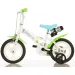 Bicicletta per bambini Bluey 12" con portaborraccia e rotelle, colore bianco-blu-verde – Dino Bikes