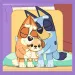 Bluey 3 in 1 puzzle da 20-36-50 pezzi - Trefl
