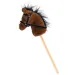 Bonnie il cavallo a dondolo di colore marrone scuro - Woodyland