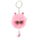 Borsa con occhi di pompon - rosa