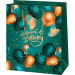 Borsa regalo "Happy Birthday" verde, esclusiva, taglia normale 11x6x14 cm